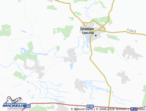 MICHELIN Klubivka map - ViaMichelin