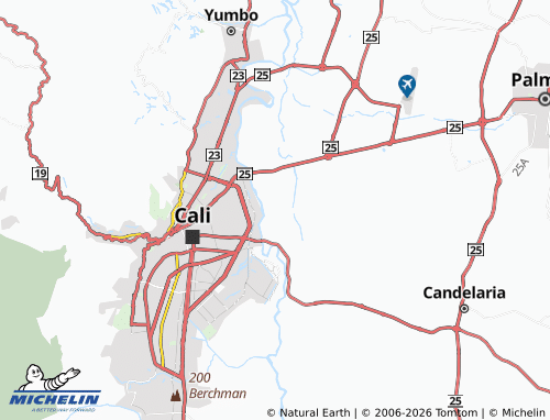 MICHELIN Juanchito map - ViaMichelin