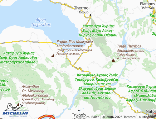 Carte MICHELIN Marathias - ViaMichelin