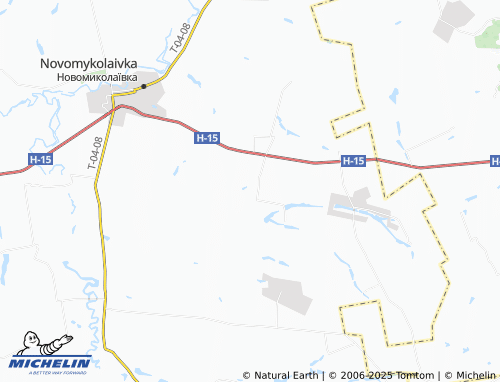 MICHELIN Novoukrainka map - ViaMichelin