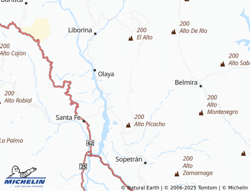 MICHELIN Piñones map - ViaMichelin