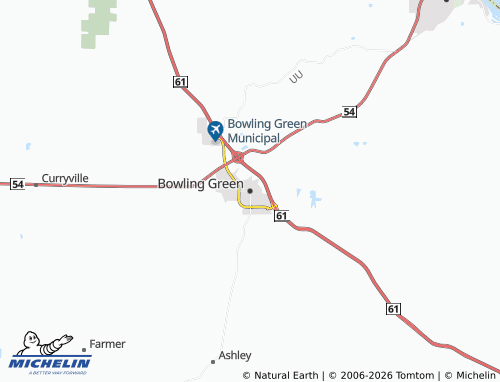 Mapa MICHELIN Bowling Green - ViaMichelin