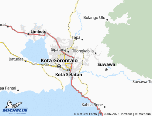 MICHELIN Kota Utara map - ViaMichelin