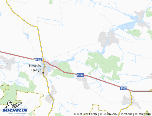MICHELIN Mykulyn map - ViaMichelin
