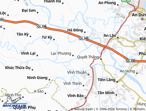 MICHELIN Cộng Lạc map - ViaMichelin
