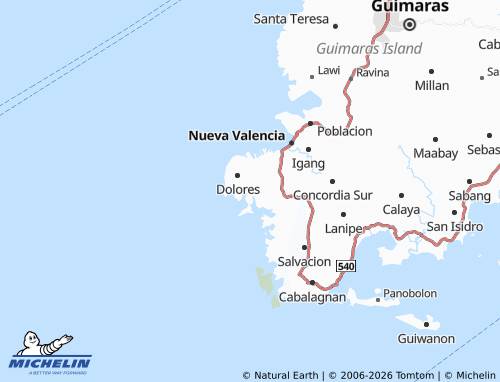 MICHELIN Tando map - ViaMichelin