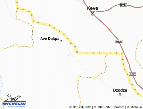 MICHELIN Afiadenigba map - ViaMichelin
