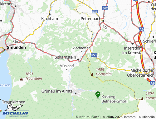 Mappa MICHELIN Scharnstein - ViaMichelin