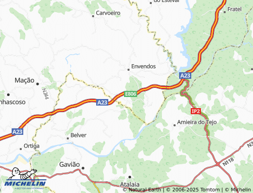 Mappa MICHELIN Carrascal de Envendos - ViaMichelin