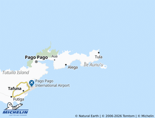 Mappa MICHELIN Faga'itua - ViaMichelin