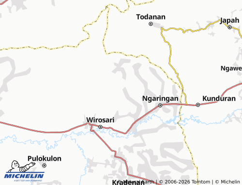 MICHELIN-Landkarte Bandungsari - ViaMichelin