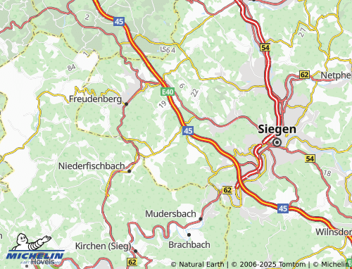 MICHELIN-Landkarte Heisberg - ViaMichelin