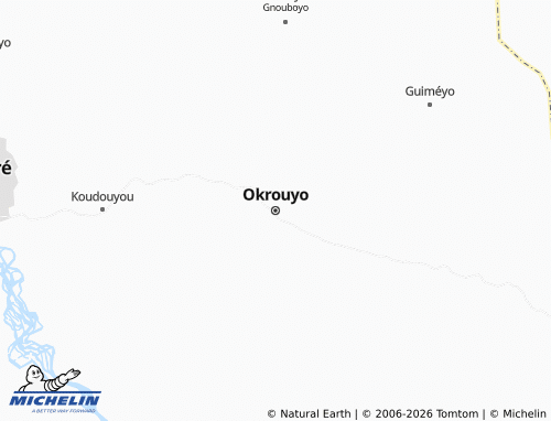 Mappa MICHELIN Okrouyo - ViaMichelin