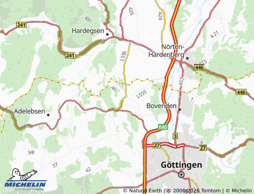 Mapa MICHELIN Harste - ViaMichelin