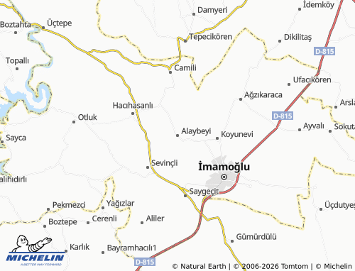 Mappa MICHELIN Alaybeyi - ViaMichelin