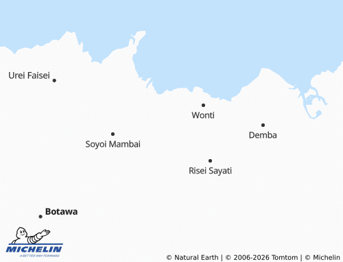 MICHELIN Waghare map - ViaMichelin