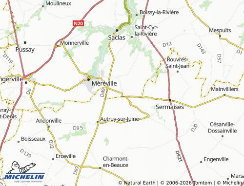 MICHELIN-Landkarte Estouches - ViaMichelin