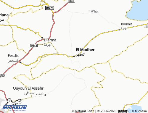 Mappa MICHELIN al-Madar - ViaMichelin