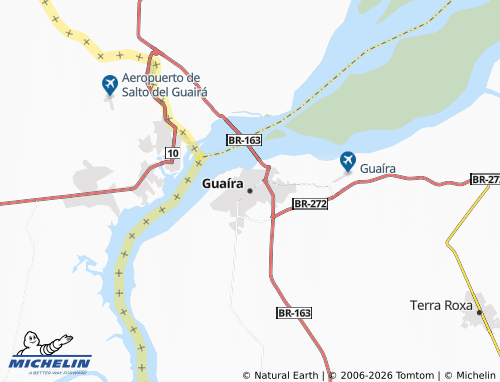 Mappa MICHELIN Guaíra - ViaMichelin