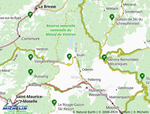Mapa MICHELIN Kruth - ViaMichelin