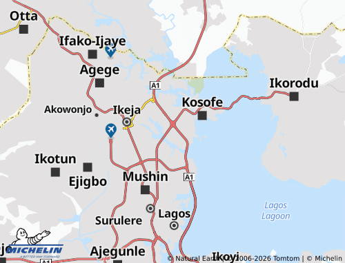 MICHELIN Ojota map - ViaMichelin