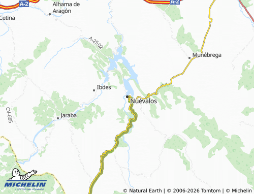 Mapa MICHELIN Nuévalos - ViaMichelin
