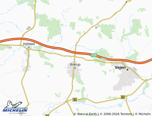 Carte MICHELIN Eskelund - ViaMichelin