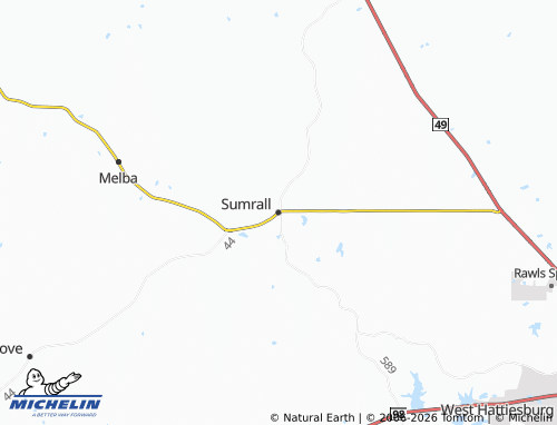 Mapa MICHELIN Sumrall - ViaMichelin