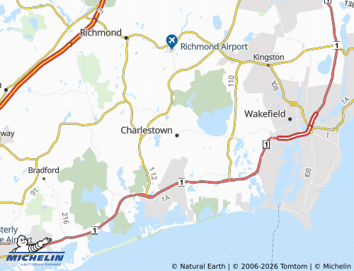 Mappa MICHELIN Charlestown - ViaMichelin