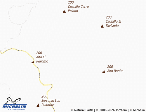 Carte MICHELIN El Negro - ViaMichelin