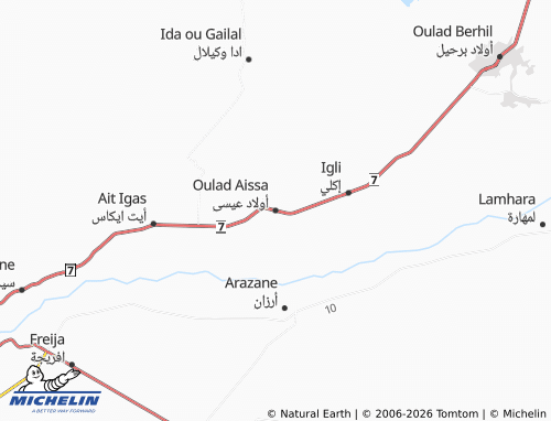 Mappa MICHELIN Awlad Eesa - ViaMichelin