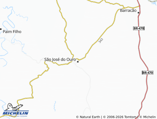 Mapa MICHELIN Braço - ViaMichelin