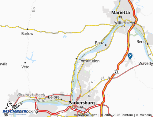 Mappa MICHELIN Constitution - ViaMichelin
