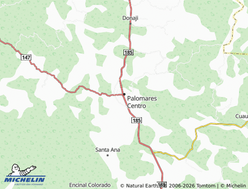 MICHELIN Palomares Centro map - ViaMichelin