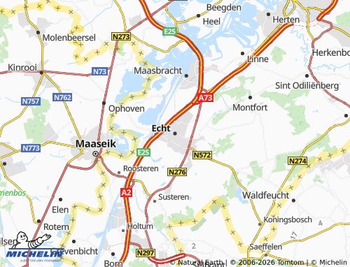 MICHELIN Echt-Susteren map - ViaMichelin