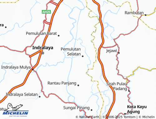 MICHELIN Sungai Lebung map - ViaMichelin