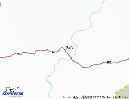 MICHELIN Rafai map - ViaMichelin