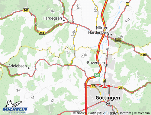 MICHELIN-Landkarte Harste - ViaMichelin