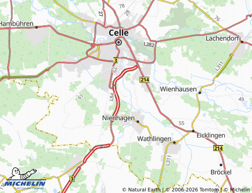 Carte MICHELIN Bennebostel - ViaMichelin