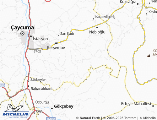 MICHELIN Dursunlar map - ViaMichelin