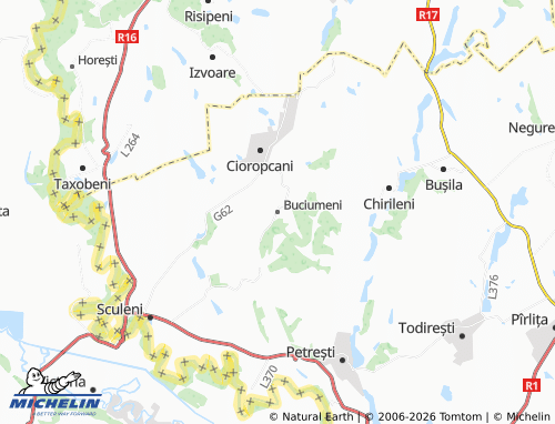 Mapa MICHELIN Buciumeni - ViaMichelin