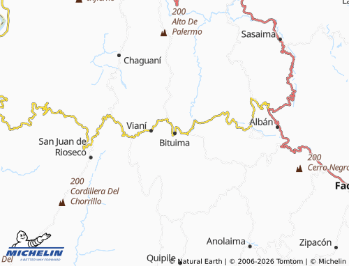 MICHELIN Bituima map - ViaMichelin