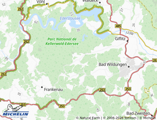 MICHELIN Gellershausen map - ViaMichelin