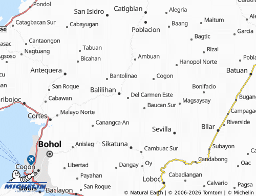 Mappa MICHELIN Del Carmen Este - ViaMichelin