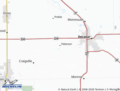 Mappa MICHELIN Peterson - ViaMichelin