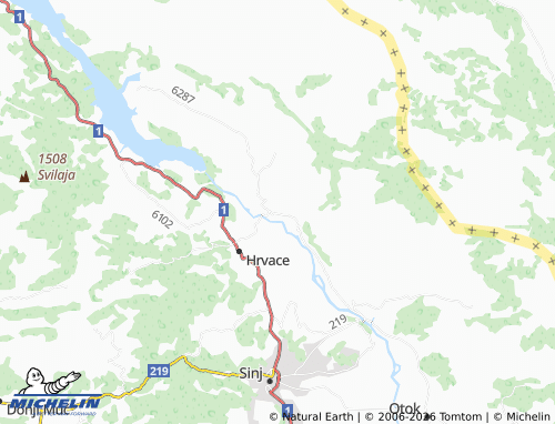 MICHELIN-Landkarte Rumin - ViaMichelin
