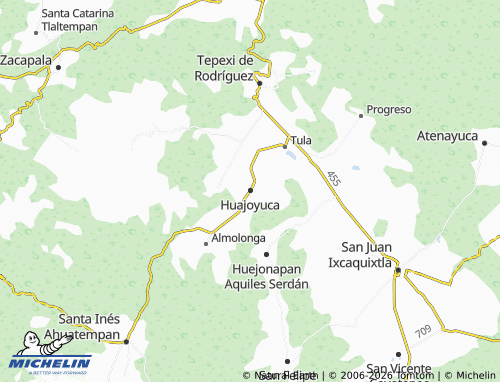Mapa MICHELIN Huajoyuca - ViaMichelin