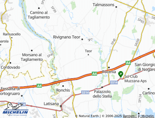 MICHELIN Casali Volta map - ViaMichelin