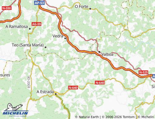 MICHELIN Ribeira map - ViaMichelin