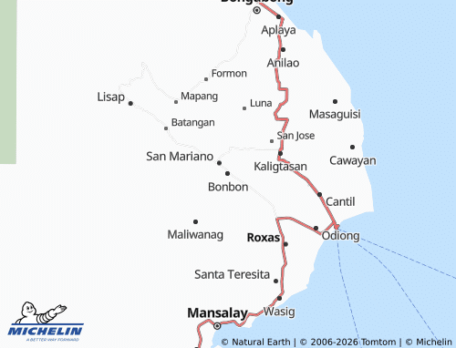 MICHELIN Bonbon map - ViaMichelin